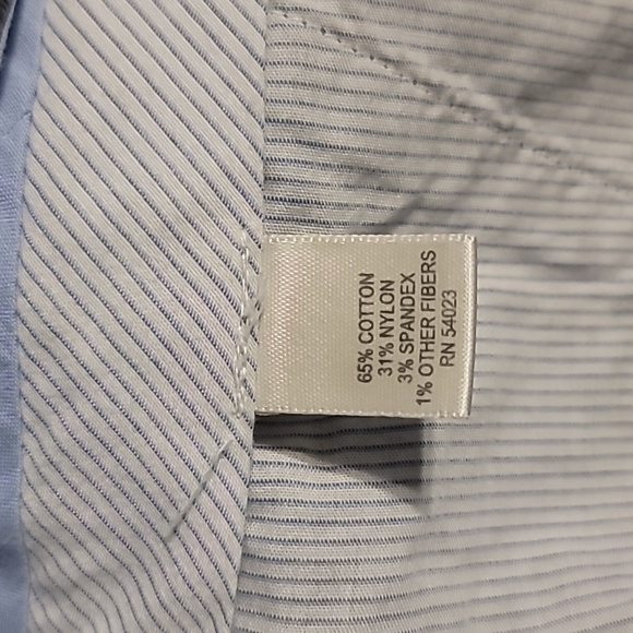 Banana Republic Dress Chino Pants Men's 36x30 Gray Plaid Straight-Leg Preppy - Picture 8 of 8